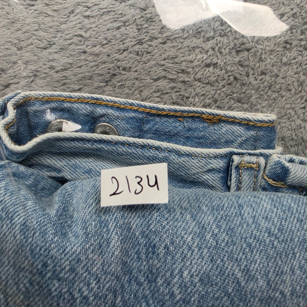 Levis Cinch Baggy Jeans Women 24 Blue Light Wash Barrel High Rise Wide Leg Denim - Picture 13 of 13